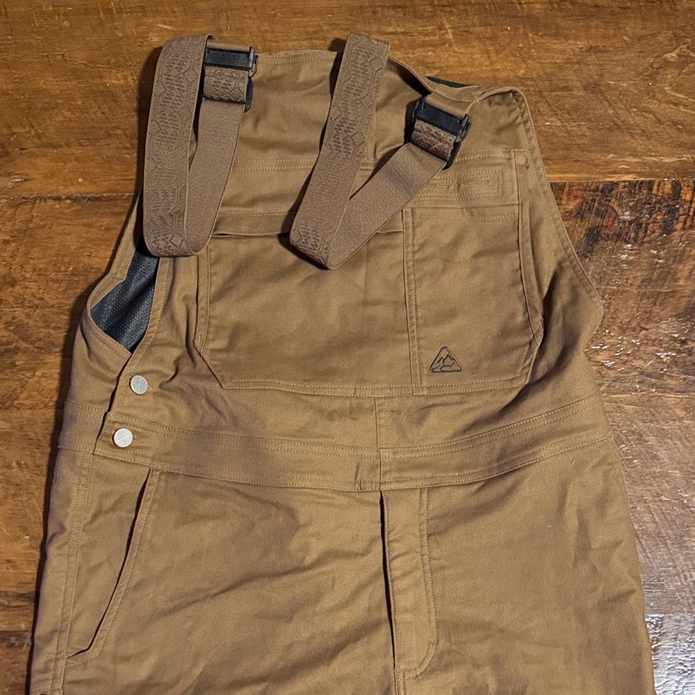 Livsn Brown Overalls with Adjustable Straps
